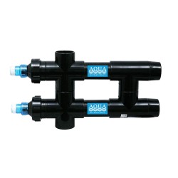 Aqua UV 114W Sterilizer - 2" Inlet/Outlet Black Aqua UV 114W Sterilizer - 2" Inlet/Outlet Black