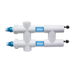 Aqua UV 114W Sterilizer - 3/4" Inlet/Outlet with Wiper White and 2 inline transformers 240 volts Aqua UV 114W Sterilizer - 3/4" Inlet/Outlet with Wiper White and 2 inline transformers 240 volts