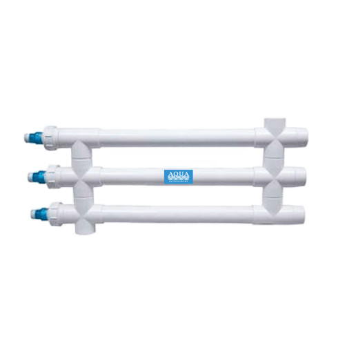 Aqua UV 120W Sterilizer - 2" Inlet/Outlet White Aqua UV 120W Sterilizer - 2" Inlet/Outlet White