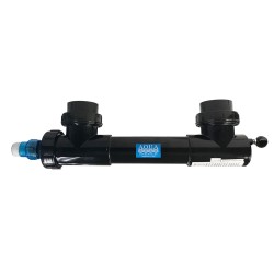 Aqua 25w Sterilizer - 3/4" Inlet/Outlet with Wiper Black Aqua 25w Sterilizer - 3/4" Inlet/Outlet with Wiper Black