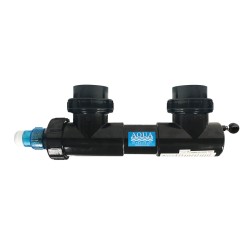 Aqua UV 8W Sterilizer - 2" Inlet/Outlet with Wiper Black Aqua UV 8W Sterilizer - 2" Inlet/Outlet with Wiper Black