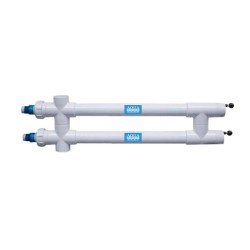 Aqua UV 80W Sterilizer - 2" Inlet/Outlet with Wiper White Aqua UV 80W Sterilizer - 2" Inlet/Outlet with Wiper White