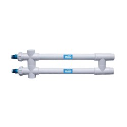 Aqua UV 80W Sterilizer - 2" Inlet/Outlet White Aqua UV 80W Sterilizer - 2" Inlet/Outlet White