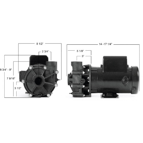 Performance Pro Cascade 1 1/2 HP 3450 RPM Pump