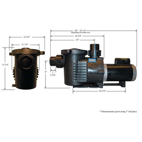 Performance Pro ArtesianPro 1 1/2hp 3 Inch High RPM Pump